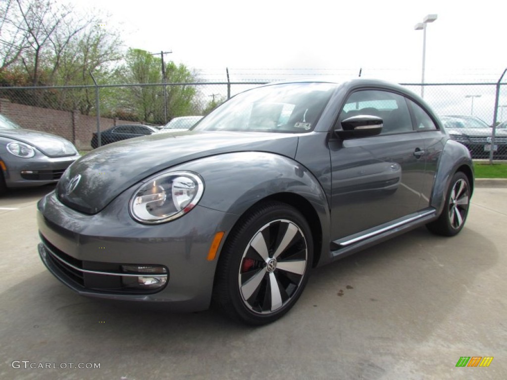 Platinum Gray Metallic 2012 Volkswagen Beetle Turbo Exterior Photo #63209966