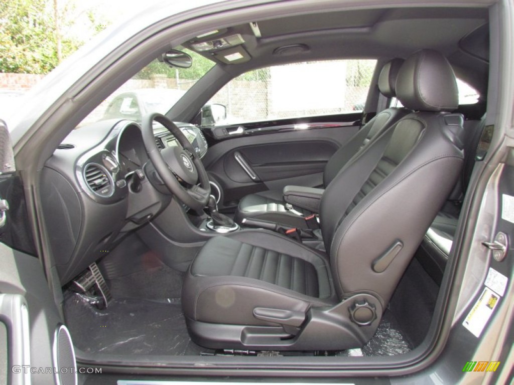 Titan Black Interior 2012 Volkswagen Beetle Turbo Photo #63209985