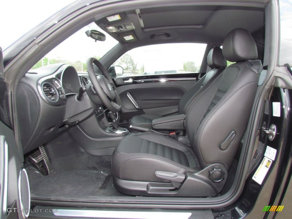 Titan Black Interior 2012 Volkswagen Beetle Turbo Photo #63210039