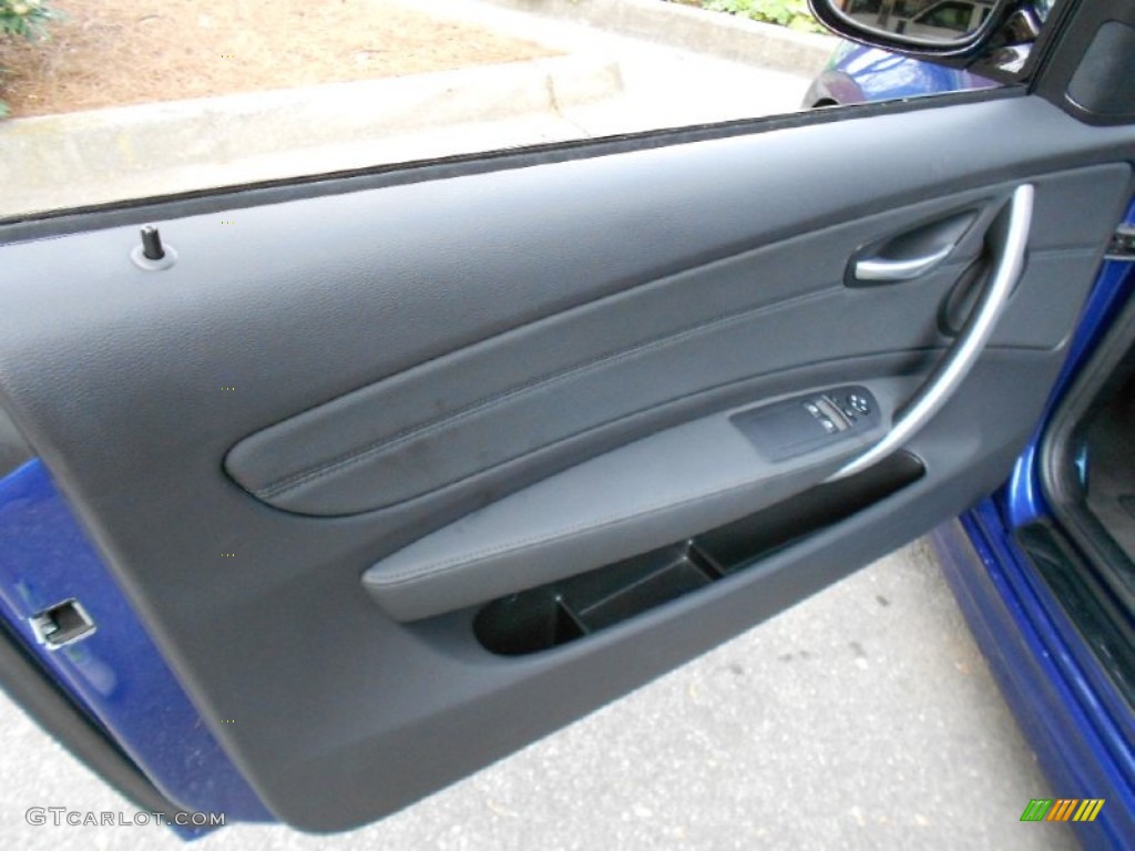2009 1 Series 135i Coupe - Montego Blue Metallic / Black photo #24