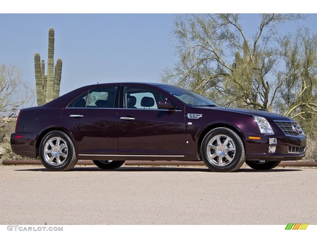 Black Cherry 2008 Cadillac STS 4 V6 AWD Exterior Photo 63212757