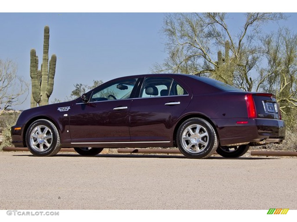 Black Cherry 2008 Cadillac STS 4 V6 AWD Exterior Photo #63212814