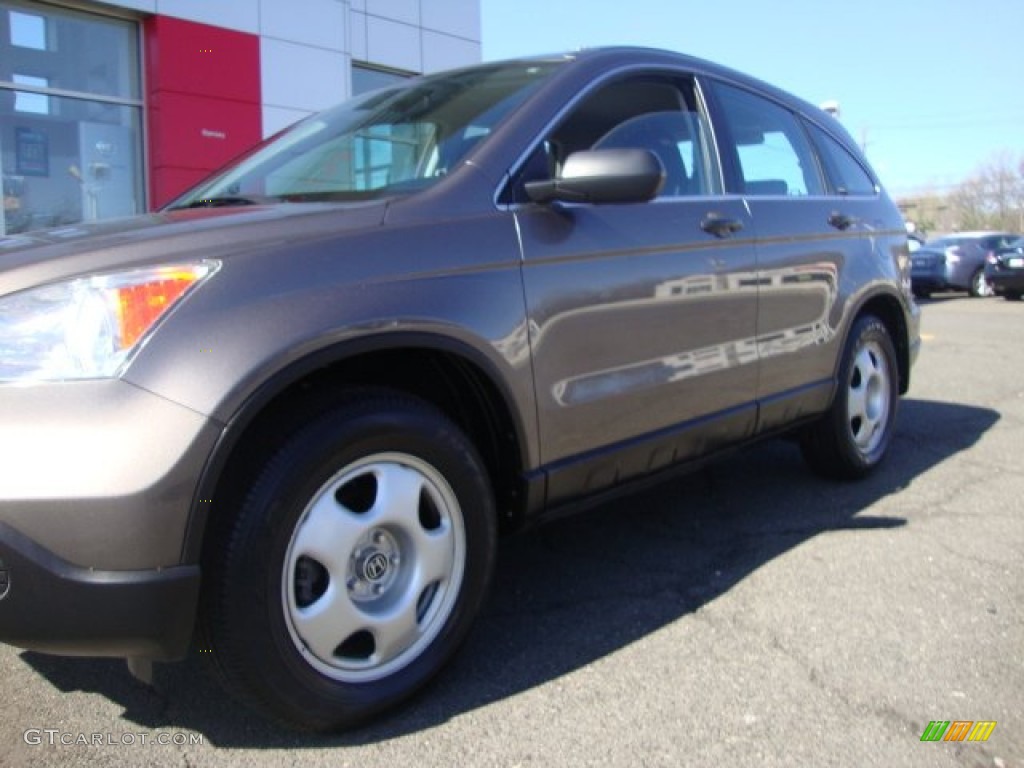2009 CR-V LX 4WD - Urban Titanium Metallic / Gray photo #2