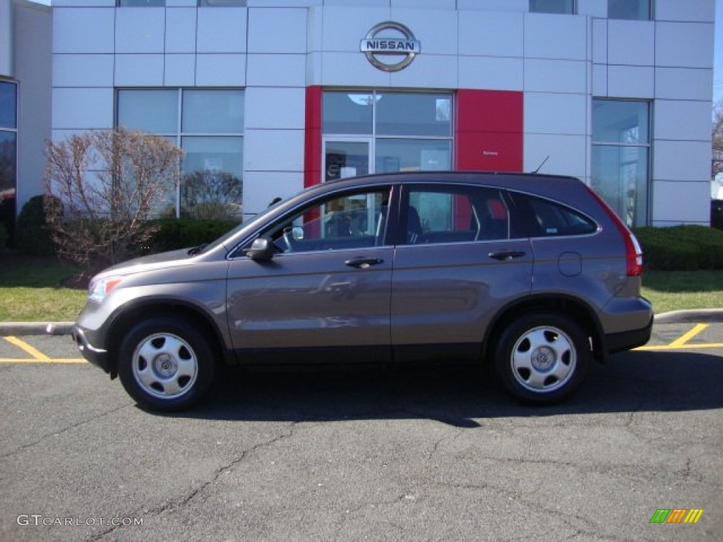 2009 CR-V LX 4WD - Urban Titanium Metallic / Gray photo #3