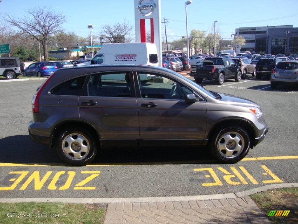 2009 CR-V LX 4WD - Urban Titanium Metallic / Gray photo #7