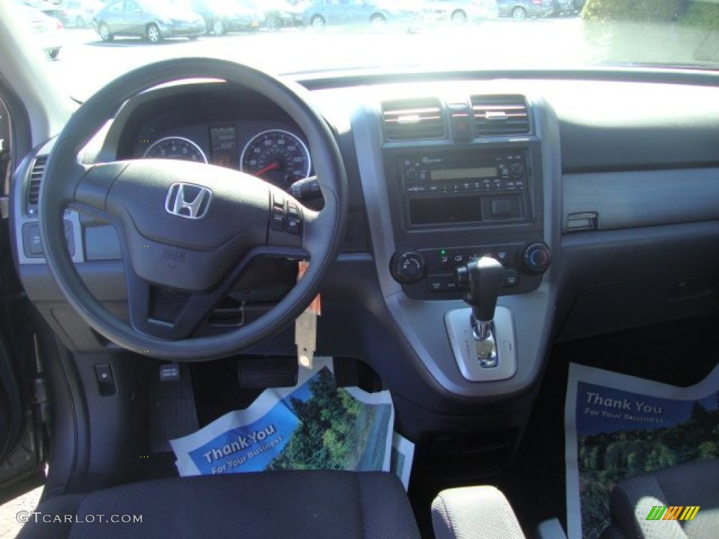 2009 CR-V LX 4WD - Urban Titanium Metallic / Gray photo #13