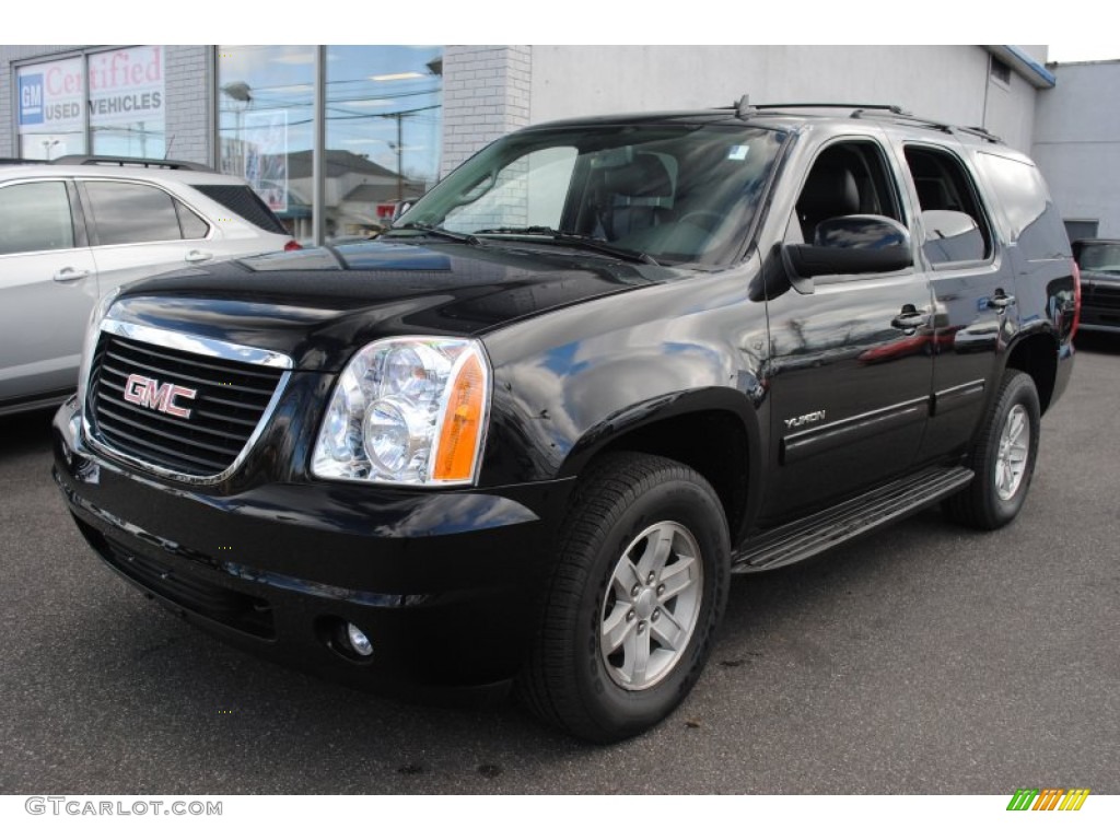 Onyx Black 2011 GMC Yukon SLT 4x4 Exterior Photo #63214377