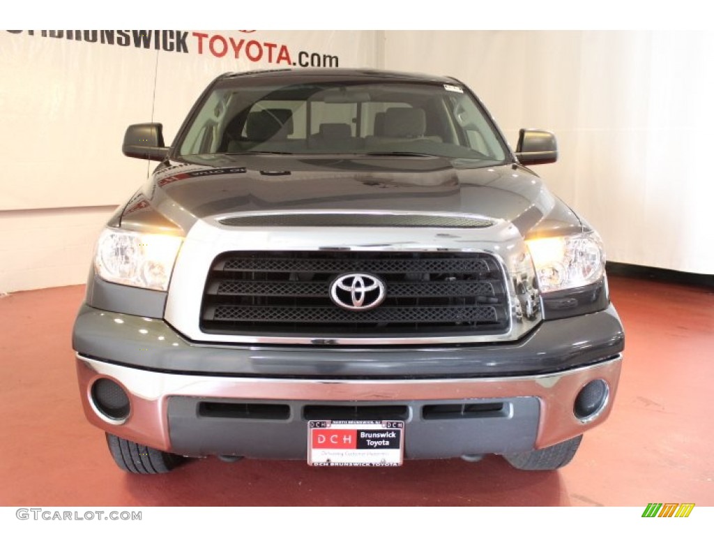 2009 Tundra Double Cab 4x4 - Slate Gray Metallic / Graphite Gray photo #2