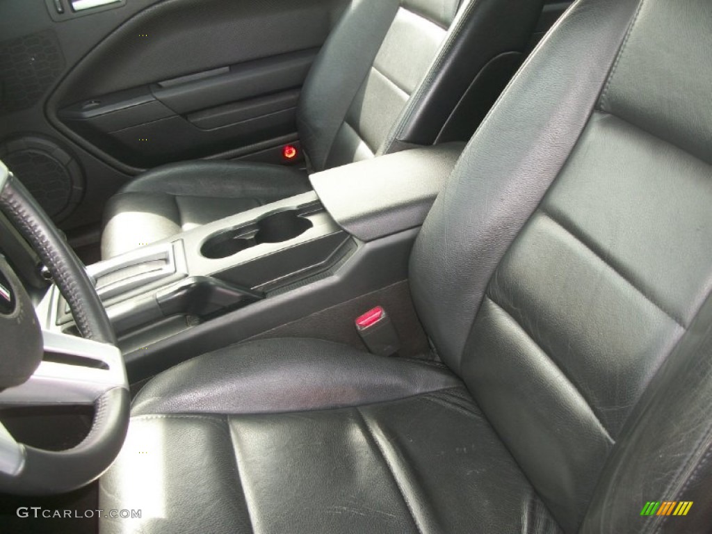 2007 Mustang V6 Premium Coupe - Black / Dark Charcoal photo #7