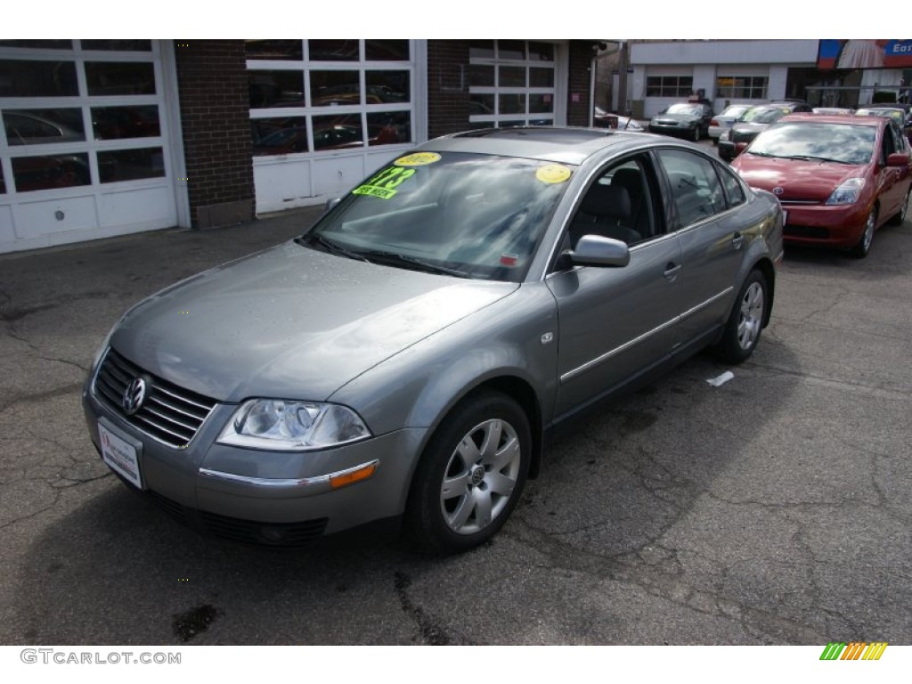 2002 Passat GLX Sedan - Silverstone Grey Metallic / Grey photo #1