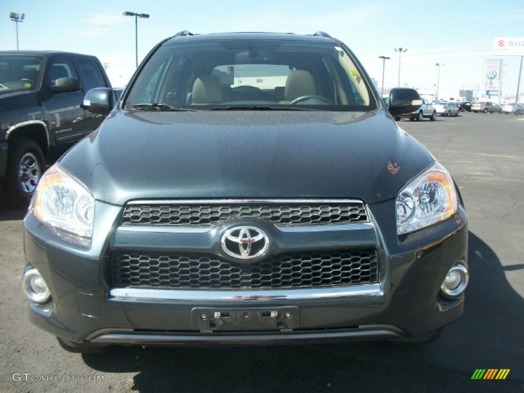 2011 RAV4 Limited 4WD - Black Forest Metallic / Sand Beige photo #6