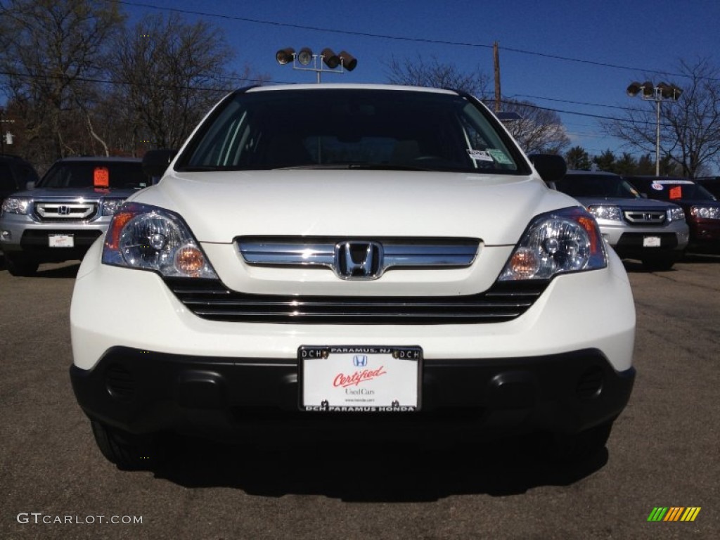 2009 CR-V EX 4WD - Taffeta White / Gray photo #6