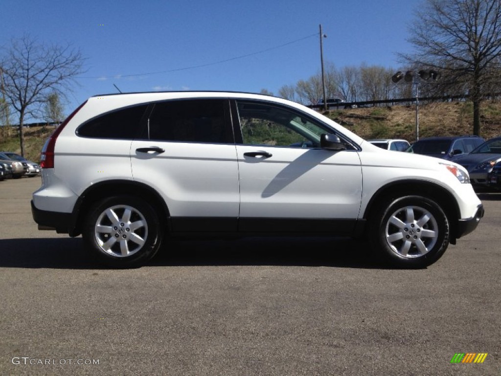 2009 CR-V EX 4WD - Taffeta White / Gray photo #8