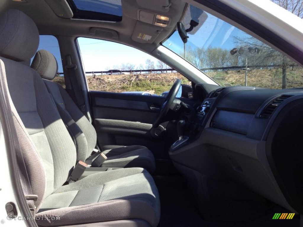 2009 CR-V EX 4WD - Taffeta White / Gray photo #15