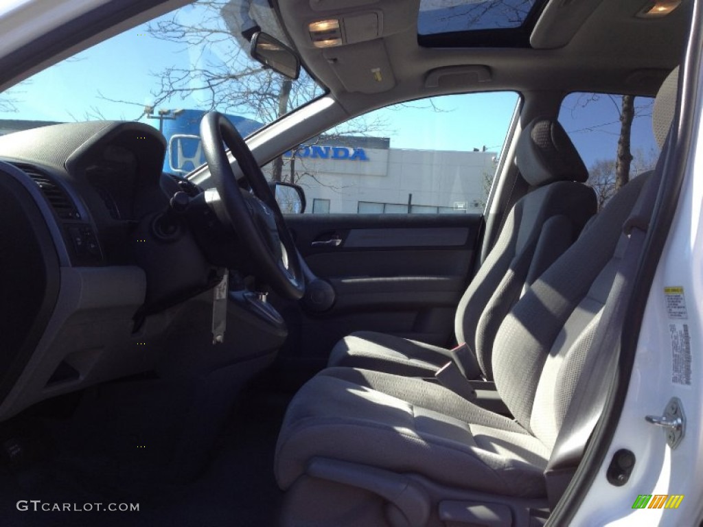 2009 CR-V EX 4WD - Taffeta White / Gray photo #18