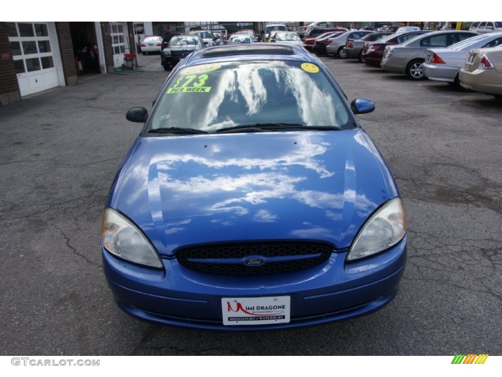 2003 Taurus SES - Patriot Blue Metallic / Medium Graphite photo #2