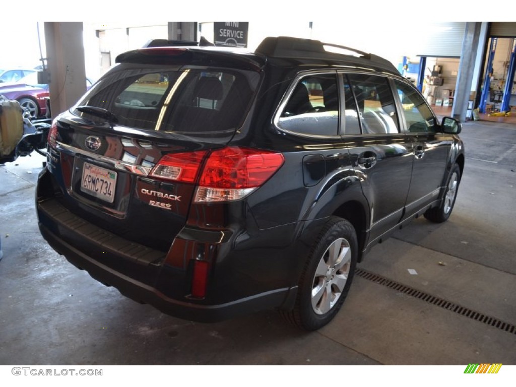2011 Outback 2.5i Limited Wagon - Crystal Black Silica / Warm Ivory photo #3