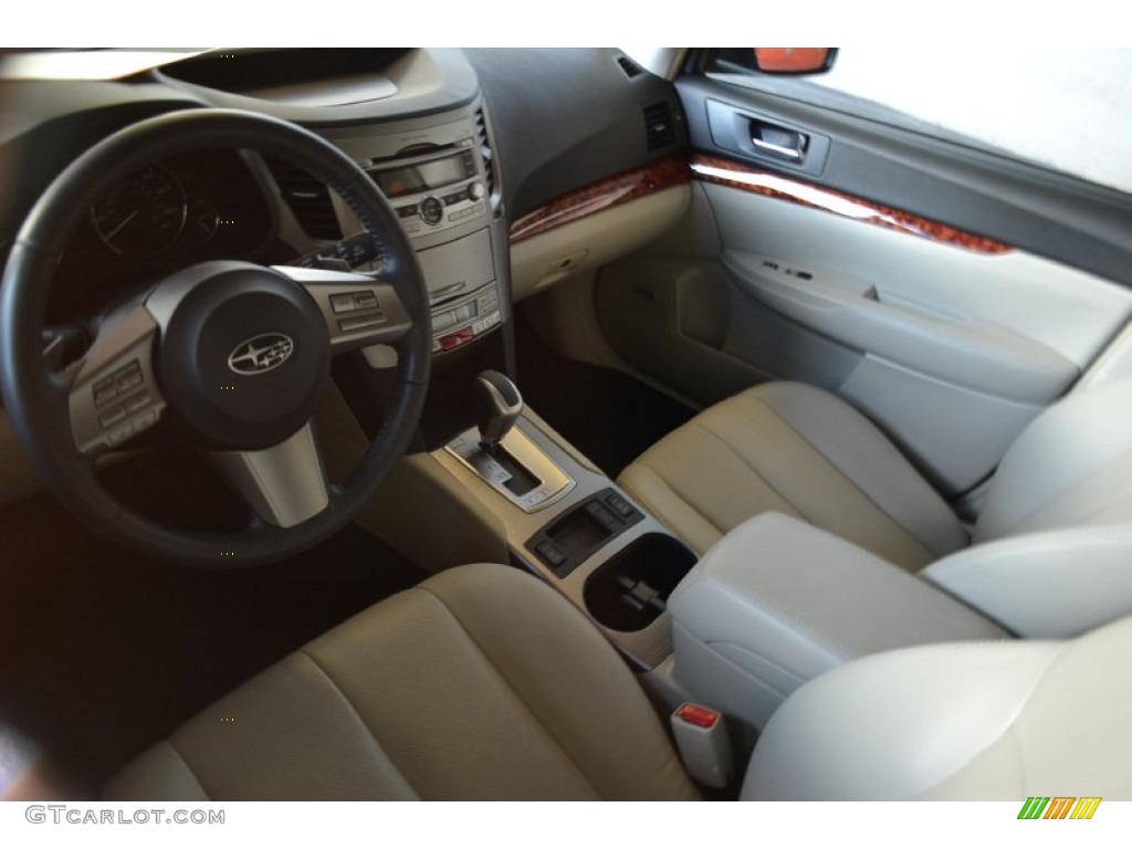 2011 Outback 2.5i Limited Wagon - Crystal Black Silica / Warm Ivory photo #4