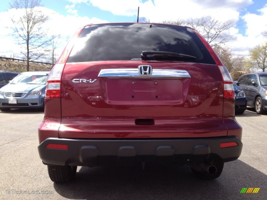 2009 CR-V EX 4WD - Tango Red Pearl / Gray photo #10