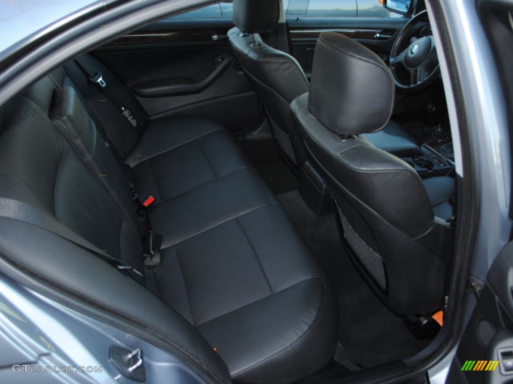 2004 3 Series 325i Sedan - Silver Grey Metallic / Black photo #6