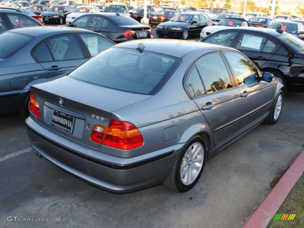 2004 3 Series 325i Sedan - Silver Grey Metallic / Black photo #9