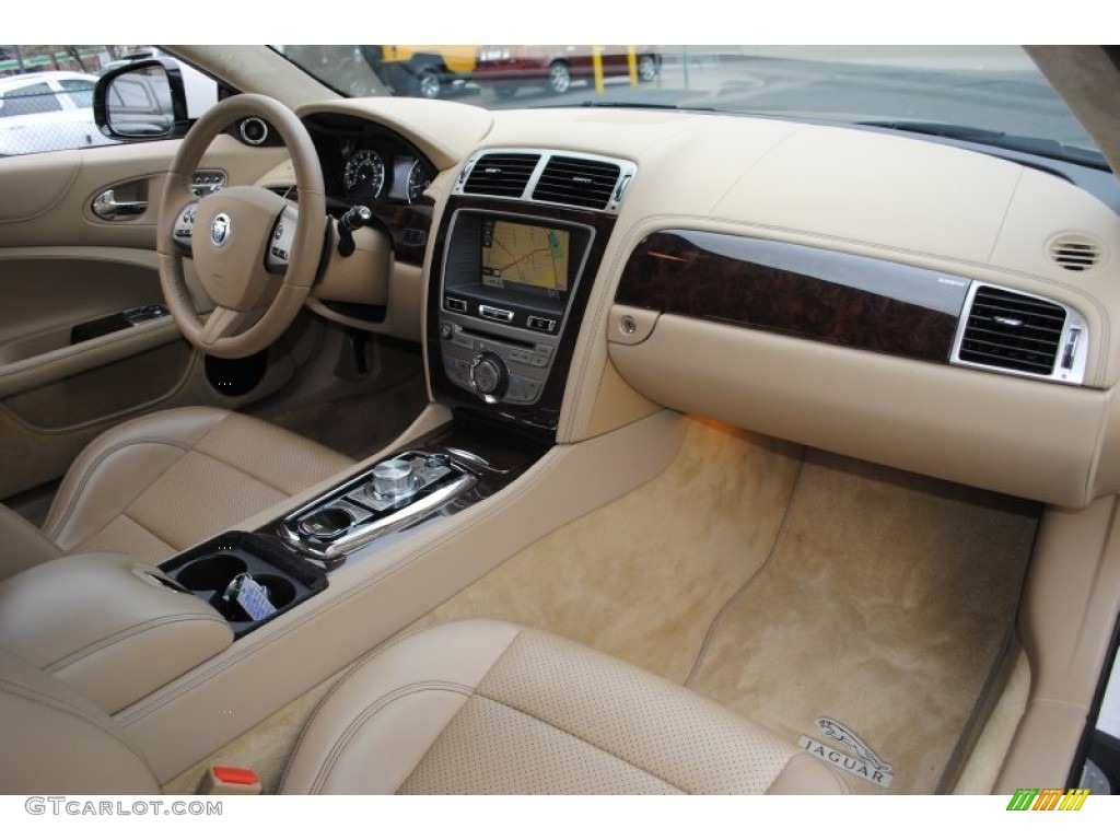 2010 Jaguar XK XK Convertible Caramel Dashboard Photo #63219309
