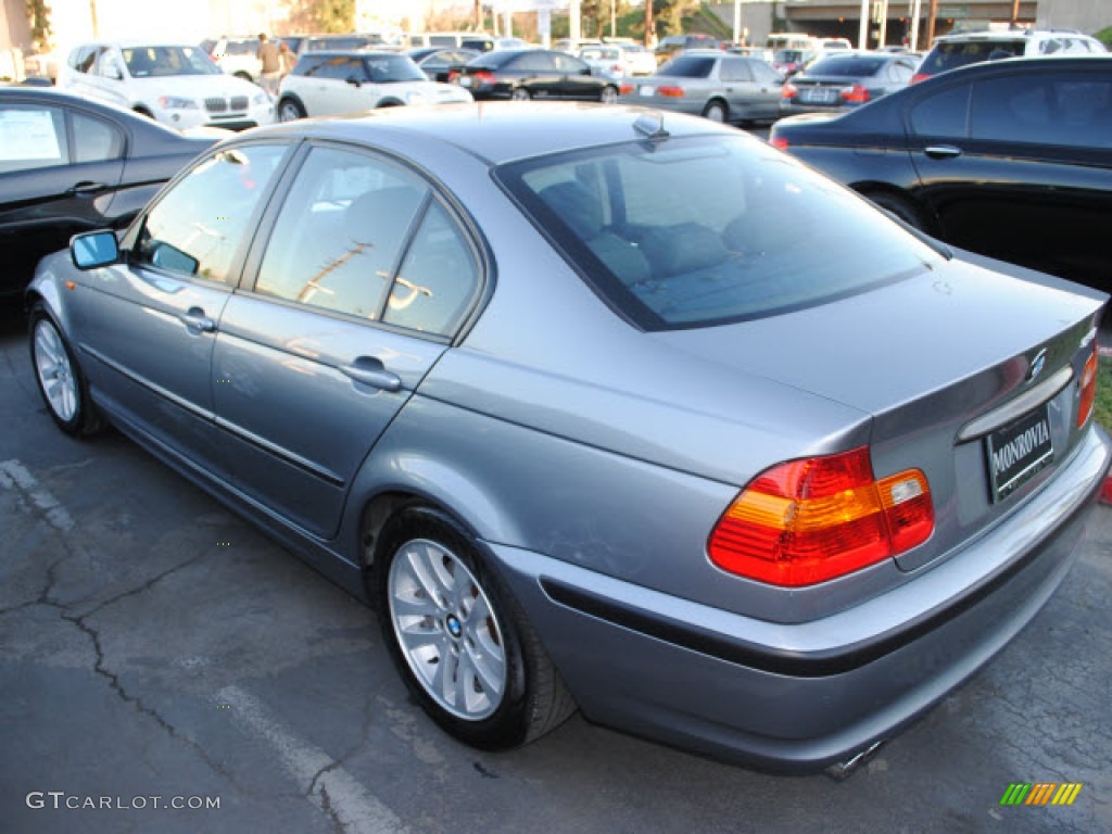 2004 3 Series 325i Sedan - Silver Grey Metallic / Black photo #11