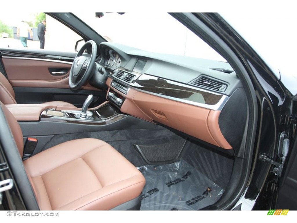 2011 BMW 5 Series 535i Sedan Cinnamon Brown Dashboard Photo #63219787