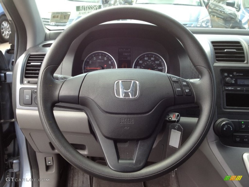 2009 Honda CR-V LX 4WD Gray Steering Wheel Photo #63220383