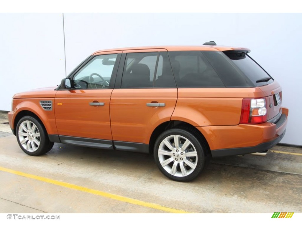 2006 Range Rover Sport Supercharged - Vesuvius Orange Metallic / Ebony Black photo #11