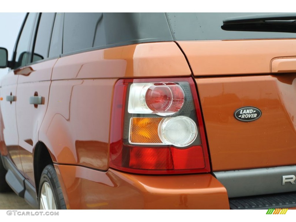 2006 Range Rover Sport Supercharged - Vesuvius Orange Metallic / Ebony Black photo #15