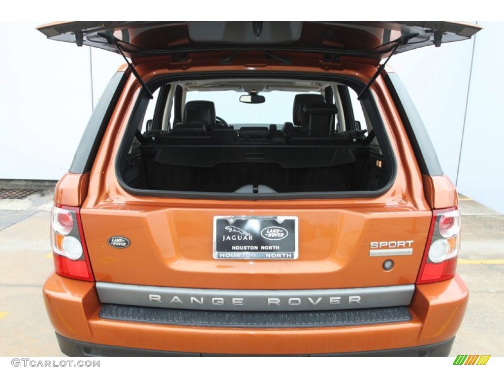 2006 Range Rover Sport Supercharged - Vesuvius Orange Metallic / Ebony Black photo #41
