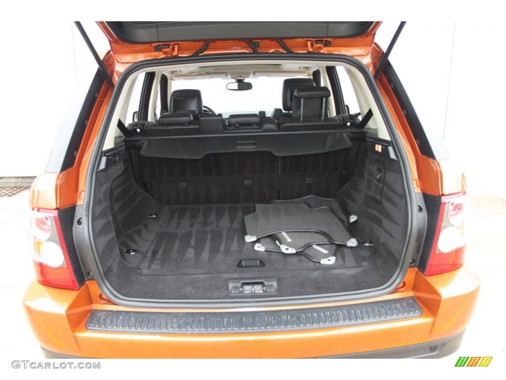 2006 Range Rover Sport Supercharged - Vesuvius Orange Metallic / Ebony Black photo #42