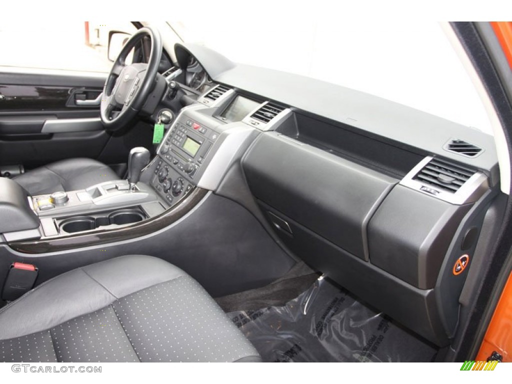 2006 Range Rover Sport Supercharged - Vesuvius Orange Metallic / Ebony Black photo #46