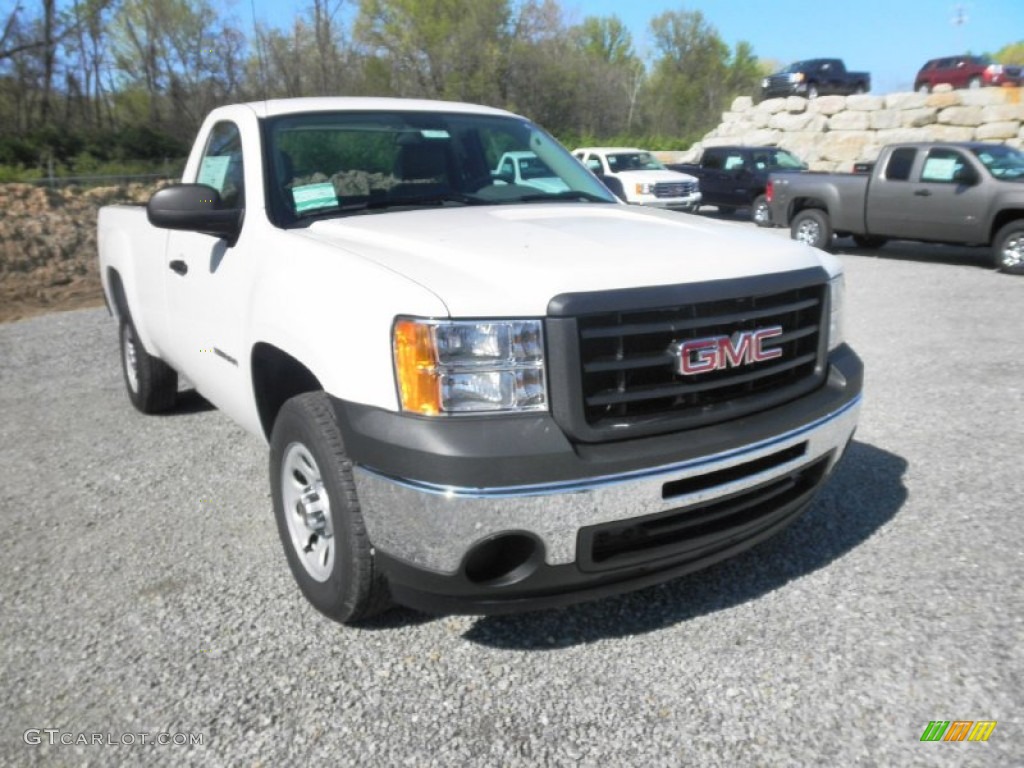2012 Sierra 1500 Regular Cab - Summit White / Dark Titanium photo #2