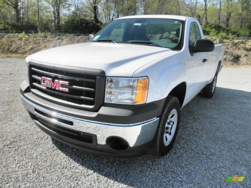 2012 Sierra 1500 Regular Cab - Summit White / Dark Titanium photo #3
