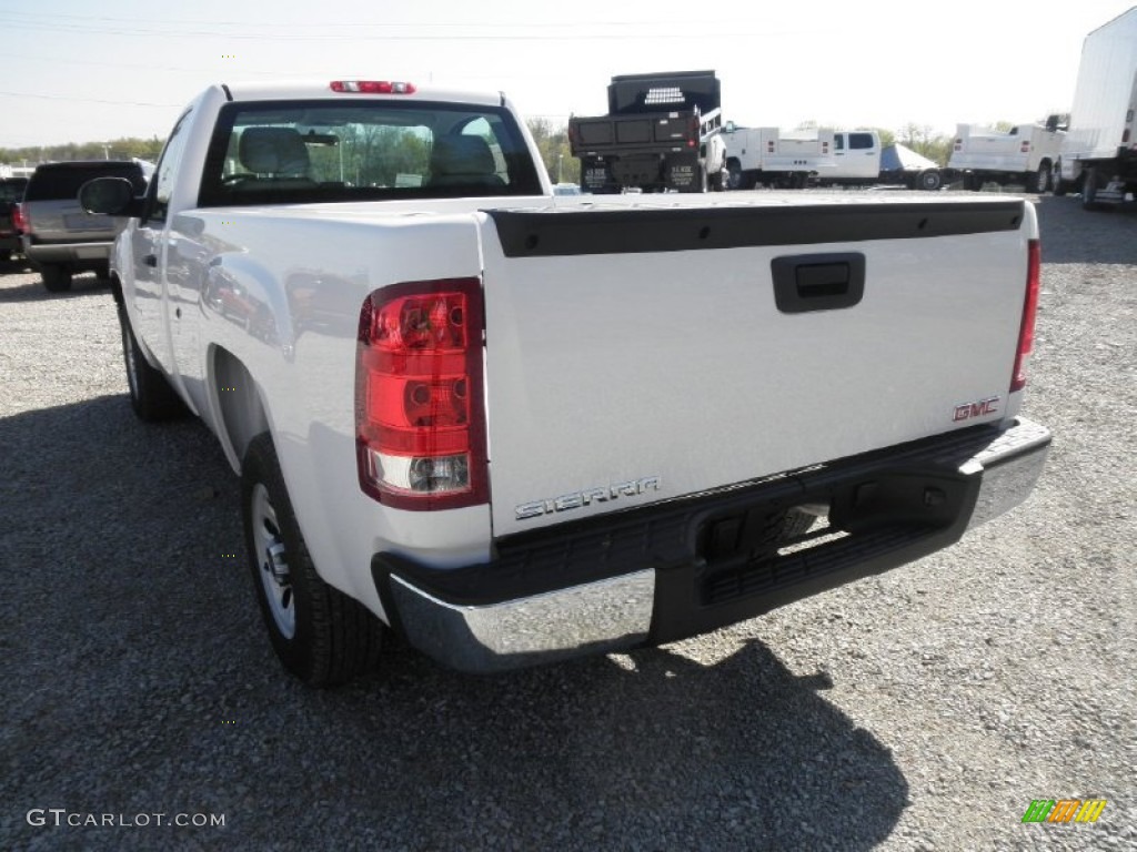 2012 Sierra 1500 Regular Cab - Summit White / Dark Titanium photo #9