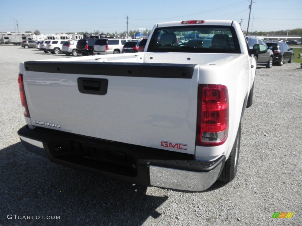 2012 Sierra 1500 Regular Cab - Summit White / Dark Titanium photo #10
