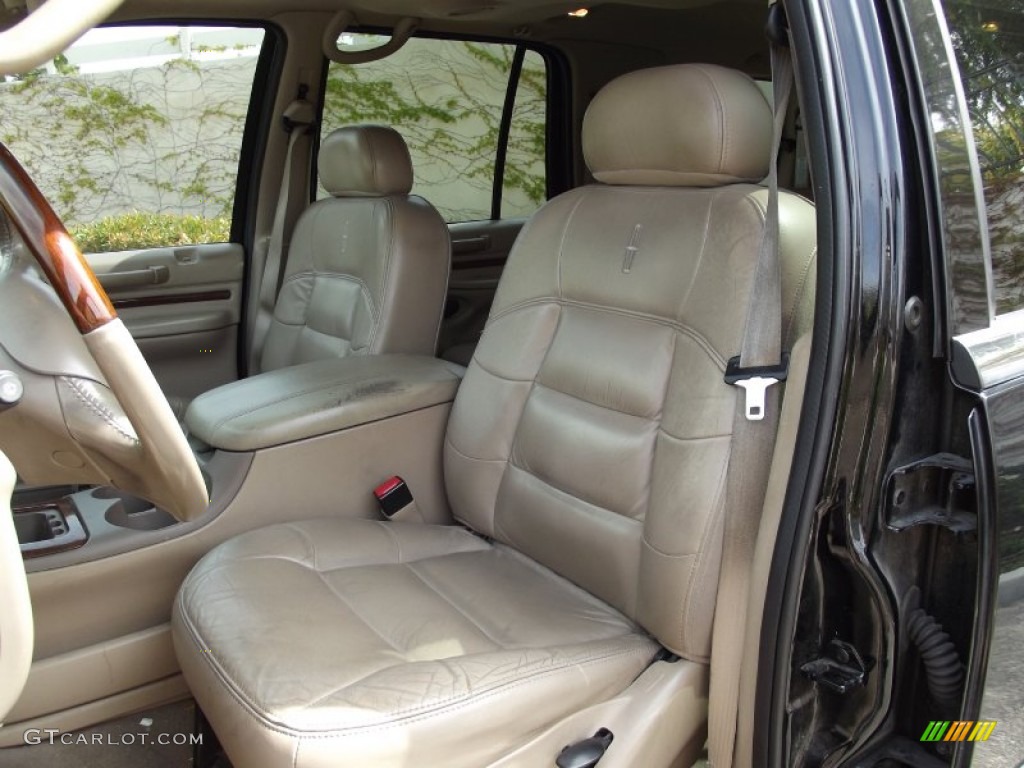 2001 Navigator 4x4 - Black Clearcoat / Medium Parchment photo #5