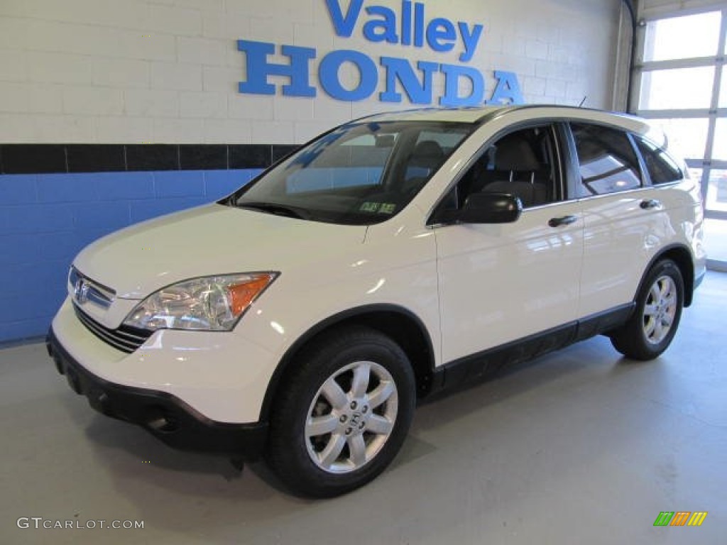 2009 CR-V EX 4WD - Taffeta White / Gray photo #1
