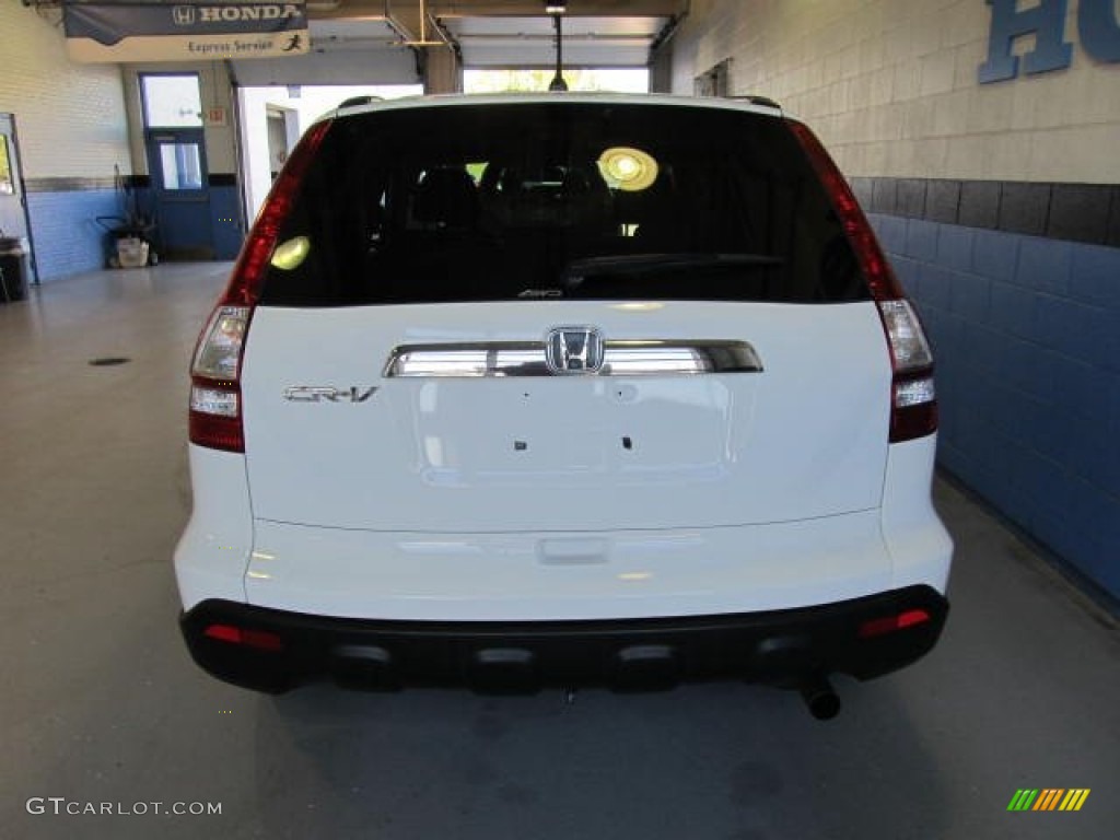 2009 CR-V EX 4WD - Taffeta White / Gray photo #3