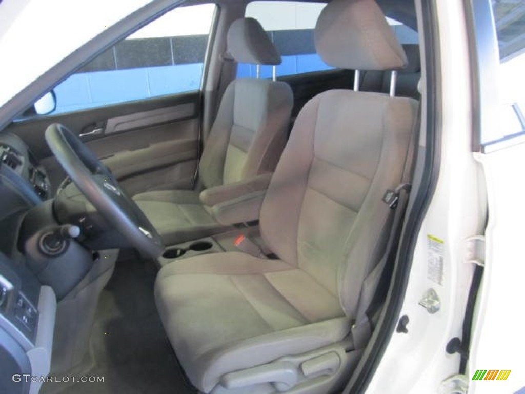2009 CR-V EX 4WD - Taffeta White / Gray photo #9