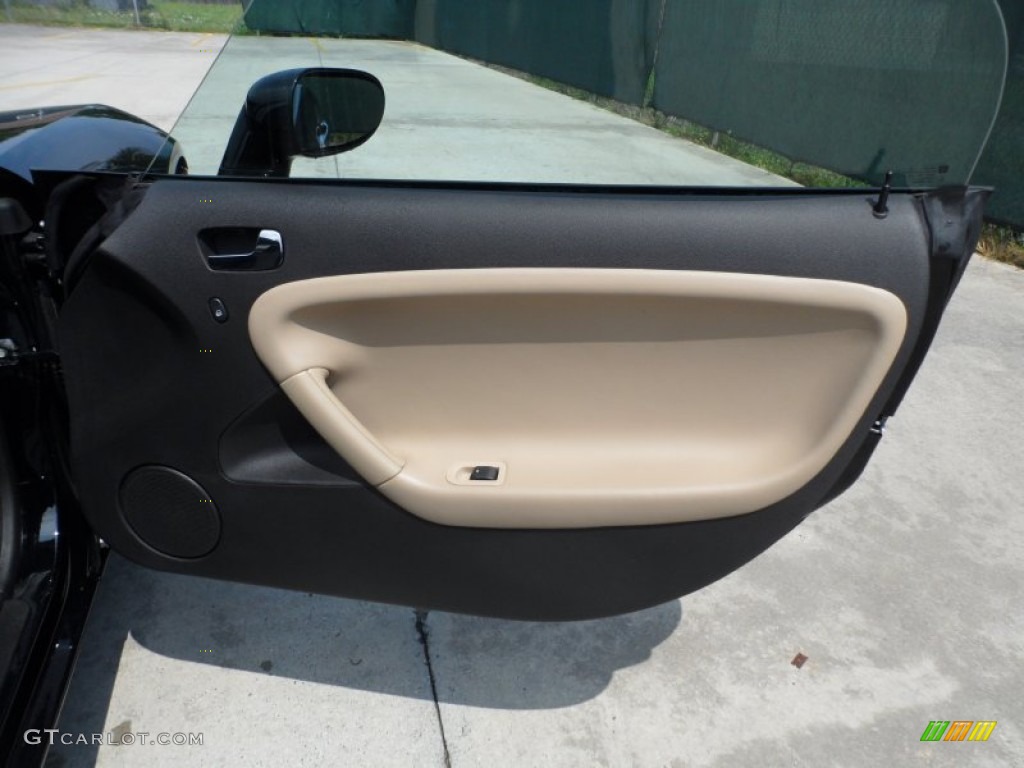 2008 Pontiac Solstice Roadster Ebony/Sand Door Panel Photo #63225231