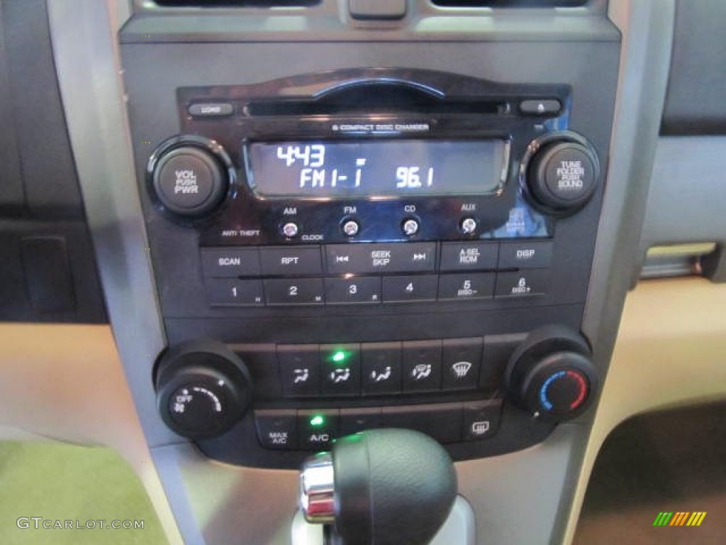 2009 CR-V EX 4WD - Green Tea Metallic / Ivory photo #12