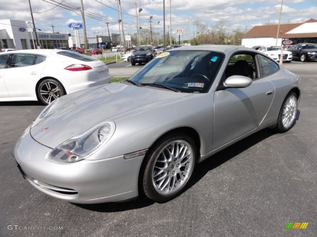 Arctic Silver Metallic 2001 Porsche 911 Carrera Coupe Exterior Photo #63226362