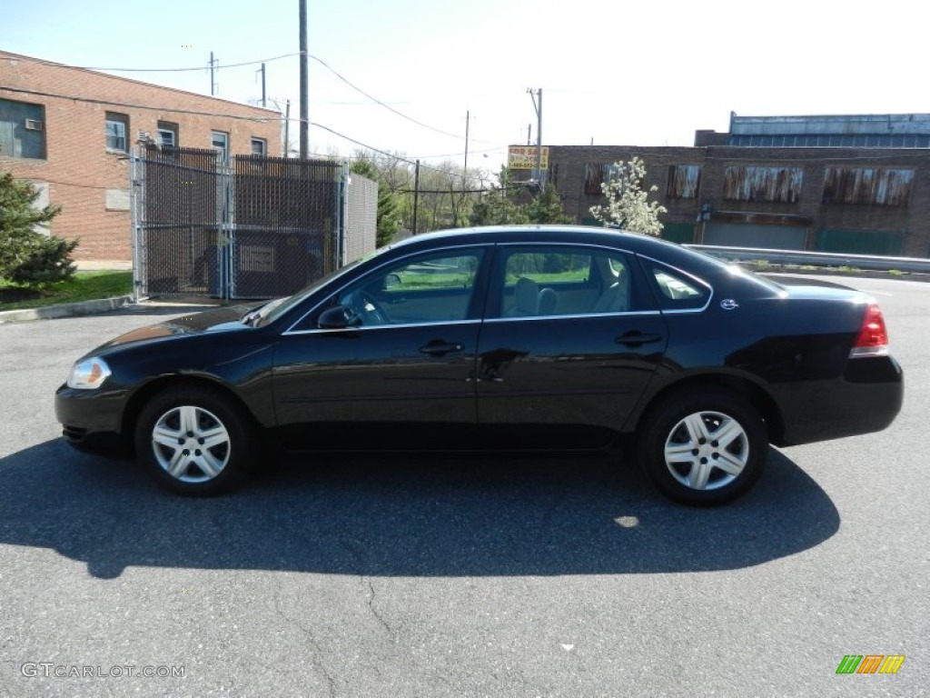 2007 Impala LS - Black / Neutral Beige photo #2