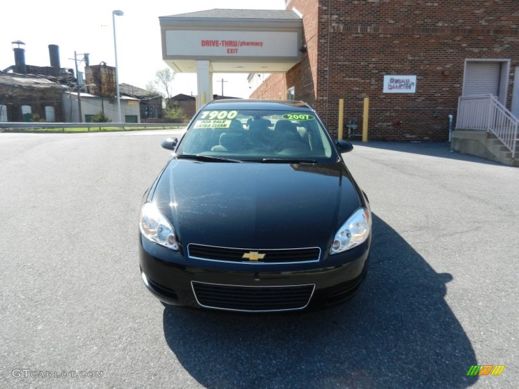 2007 Impala LS - Black / Neutral Beige photo #3