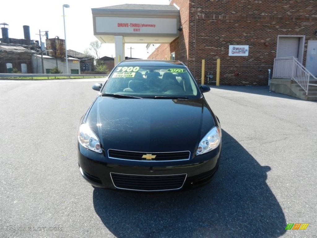2007 Impala LS - Black / Neutral Beige photo #4