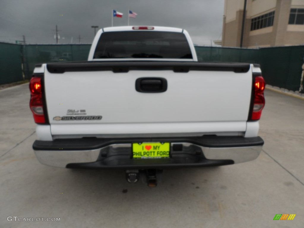 2006 Silverado 1500 LT Extended Cab - Summit White / Dark Charcoal photo #4