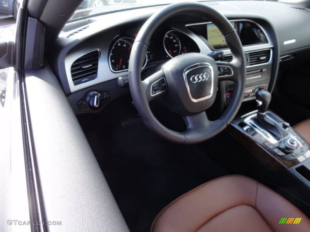 2011 A5 2.0T quattro Coupe - Brilliant Black / Cinnamon Brown photo #12